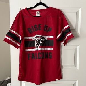 Red Atlanta Falcons Rise Up T-Shirt